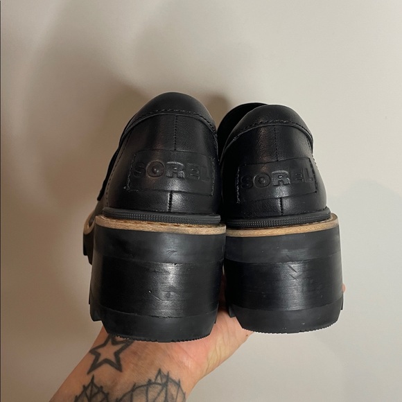Sorel | Women’s Black Joan Now City Loafers Size 5 - Picture 5 of 8